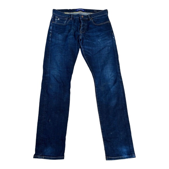 Scotch & Soda Other - Scotch & Soda Jeans Mens 33X32 Blue Ralston Straight Leg Slim Fit Button Fly